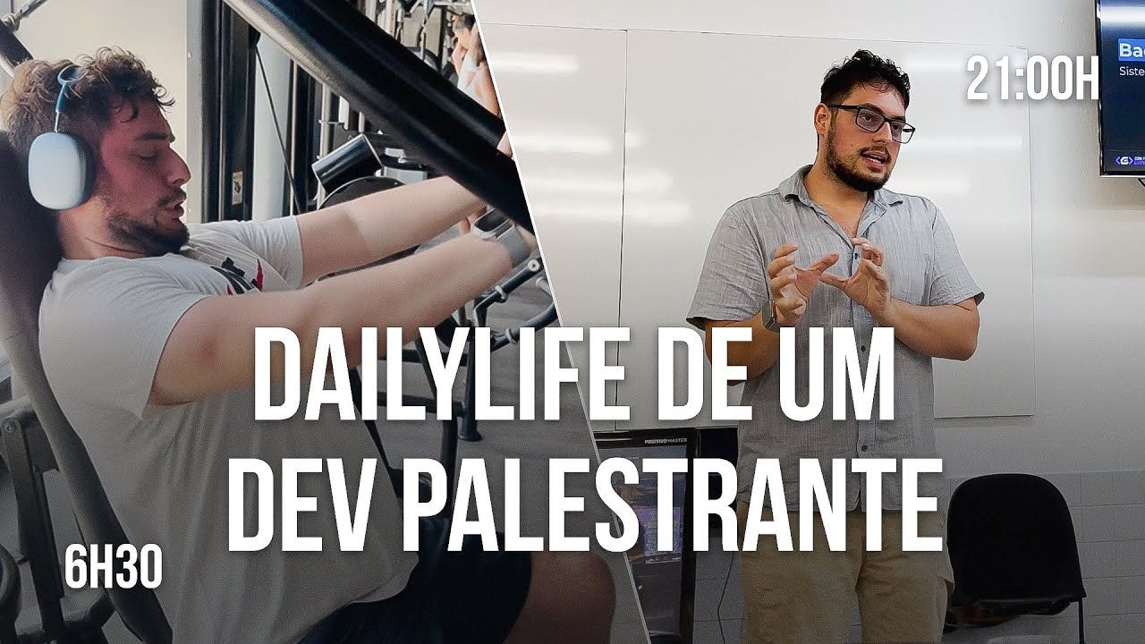Dev da gringa deu palestra em faculdade (Um dia comigo)