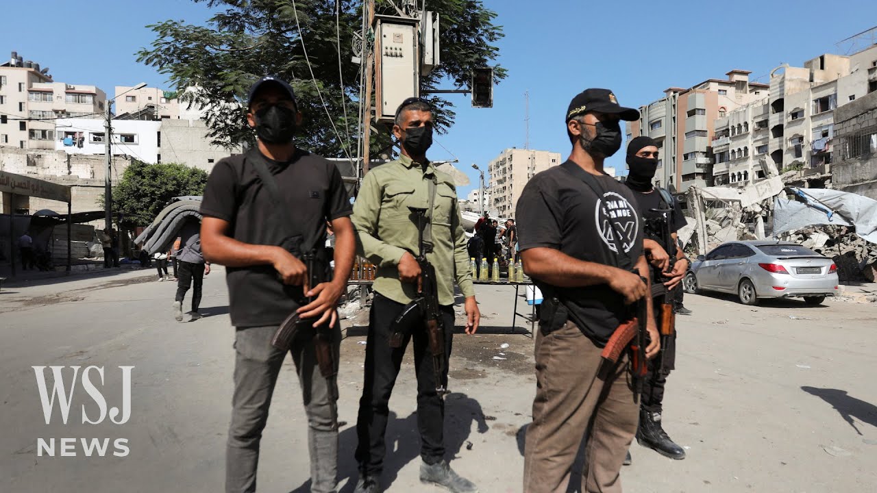 Watch: Hamas Police Back on Gaza Streets After Israeli Forces Withdraw | WSJ News