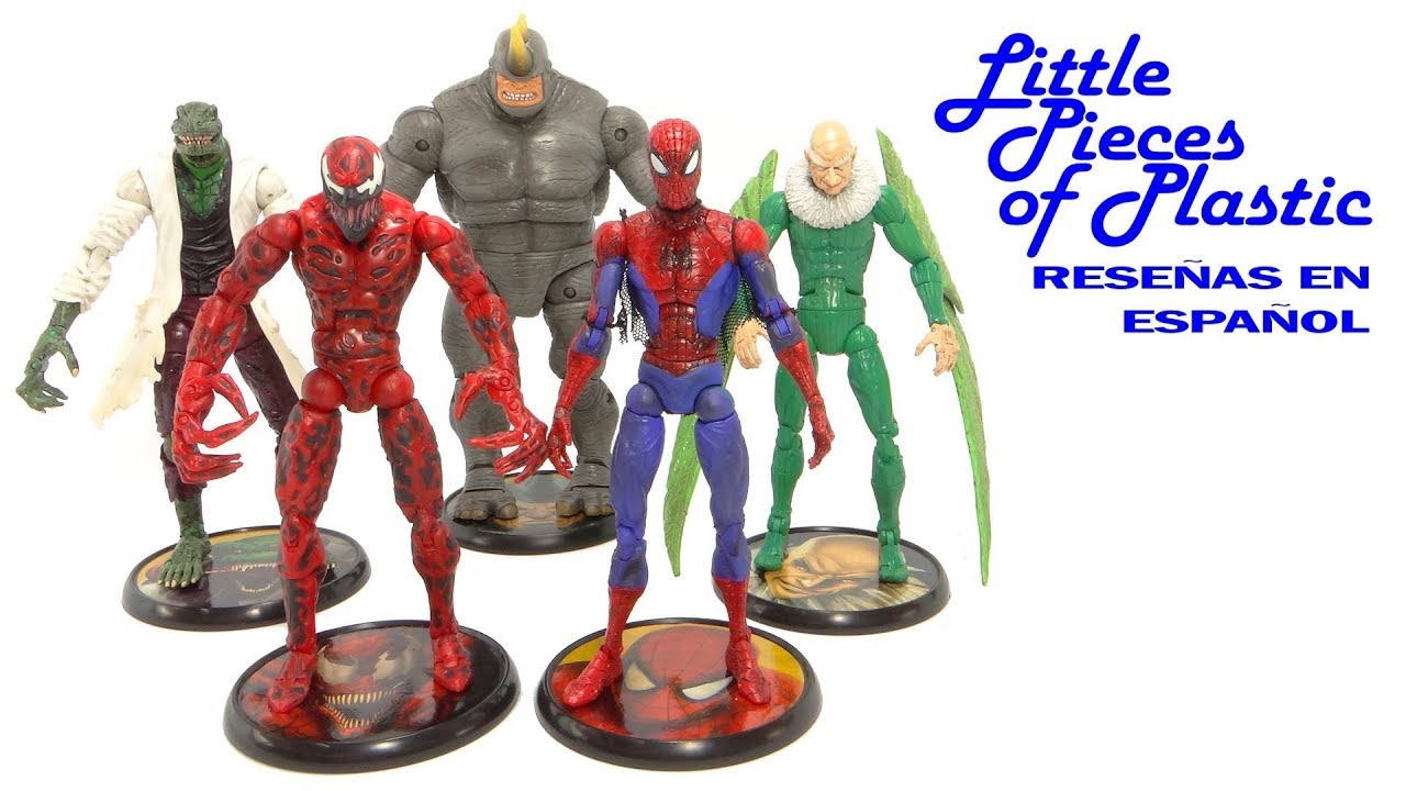 Spider-Man's Fearsome Foes Marvel Legends Reseña Revisión Review Little Pieces Plastic