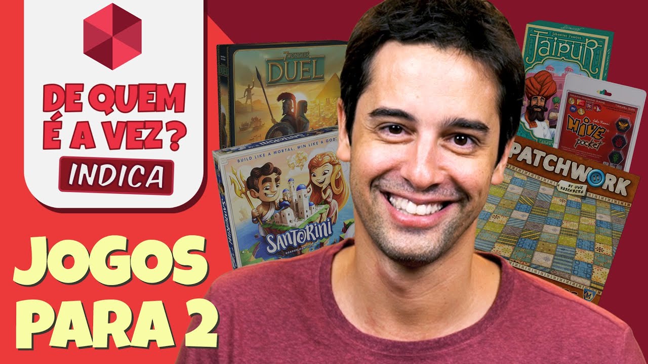 TÁ ACOMPANHADO? TOP JOGOS PARA DOIS JOGADORES | De Quem é a Vez? - INDICA
