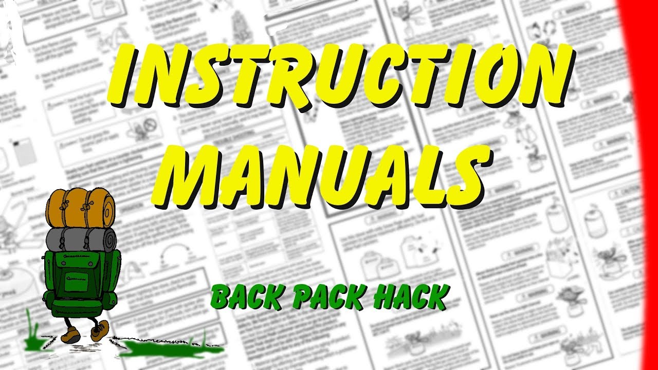 Instruction Manuals