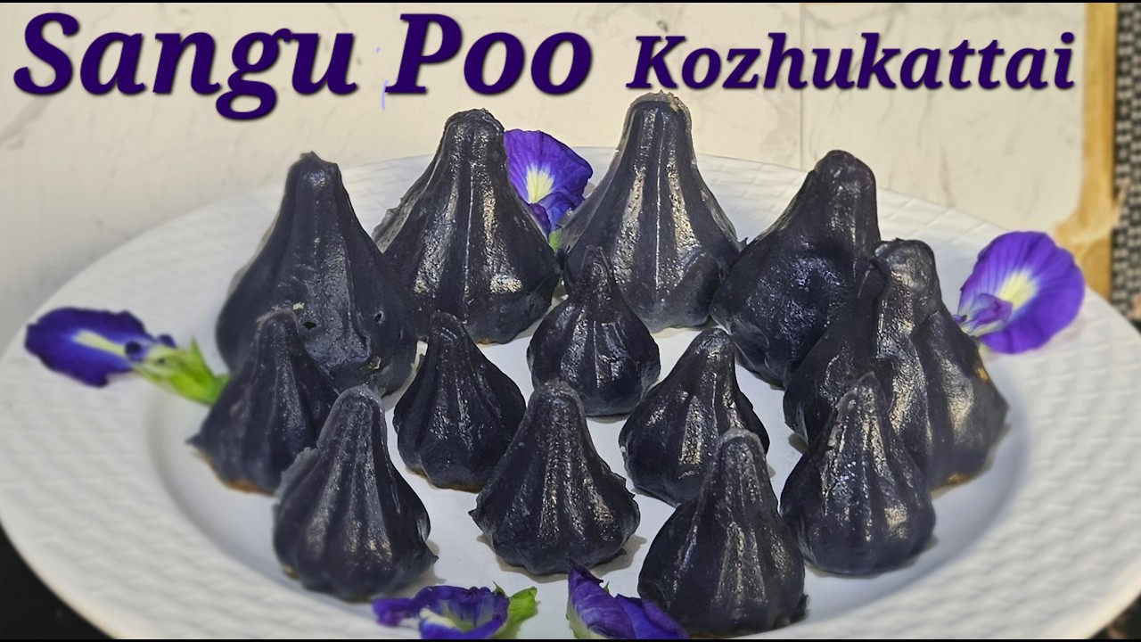 Sangu Poo Kozhukattai | Sangupu Kolukattai | Pooranam