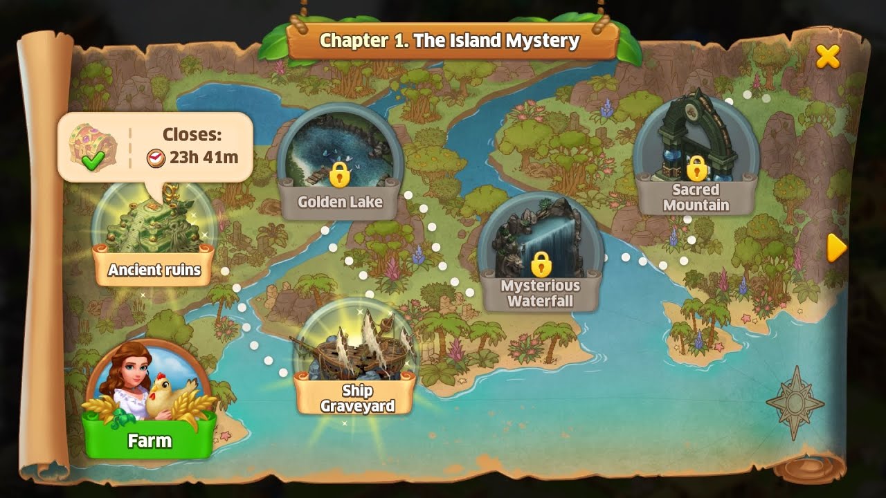 Island Hoppers 🏝- lvl 10 -Chapter  1 - The Island Mystery- Ship Graveyard  - Part 1 - Gameplay