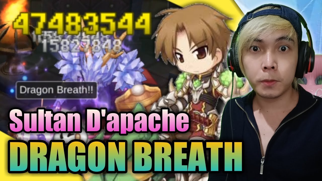 TERCYDUK !! SULTAN D'APACHE RUNE KNIGHT WITH DRAGON BREATH BUILD !! RAGNAROK MOBILE