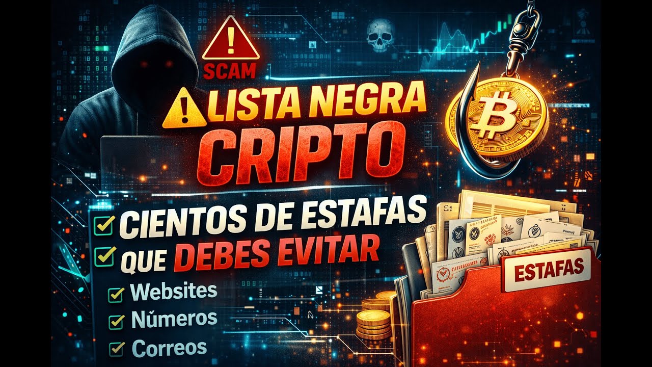 ⚠️ Lista Negra Cripto: Cientos de Estafas que Debes Evitar