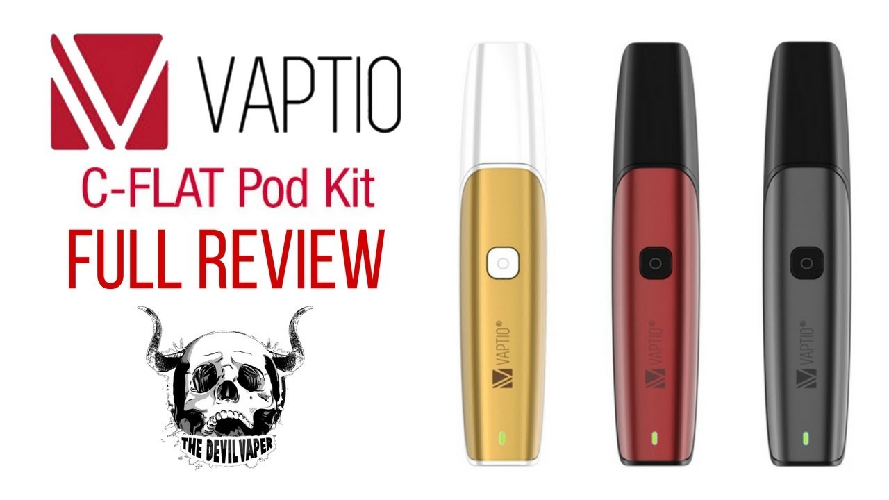 Vaptio C-Flat Kit Review - Great For New Vapers!