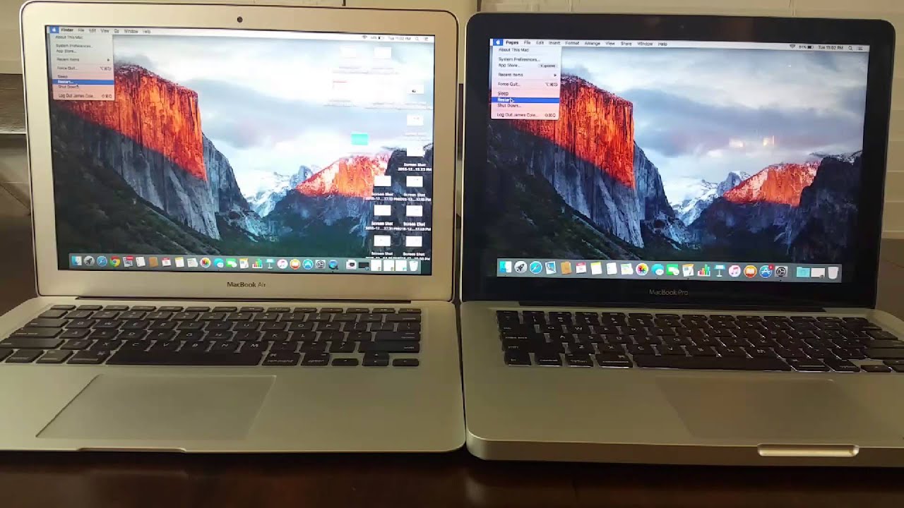 MacBook Air 2015 VS MacBook Pro 2015 Non-retina