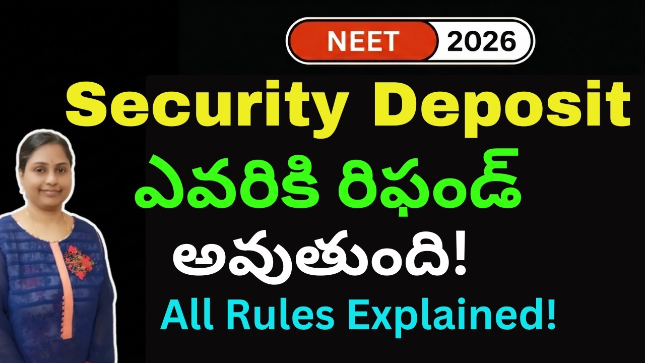 MCC Counselling 2026 🔥 Security Deposit Refund Rules Explained | Watch This Video to Avoid Losing...