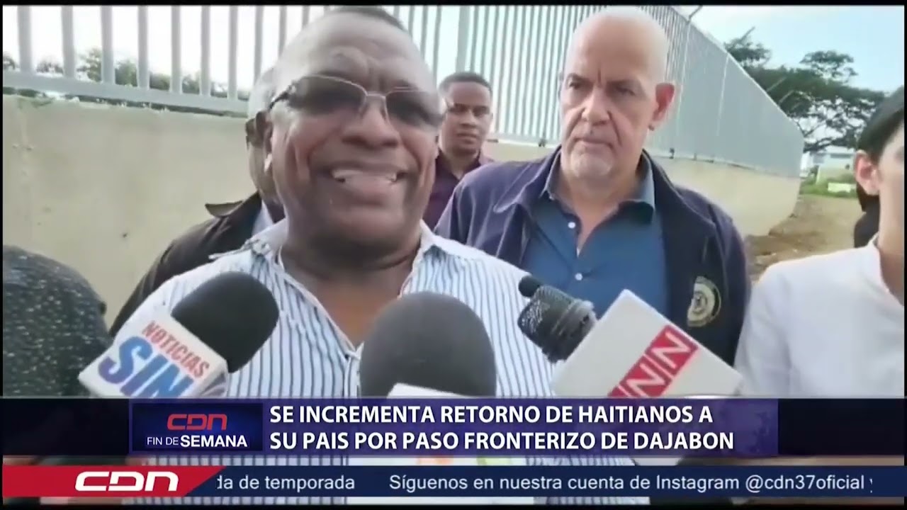 Se incrementa retorno de haitianos a su país por paso fronterizo de Dajabón