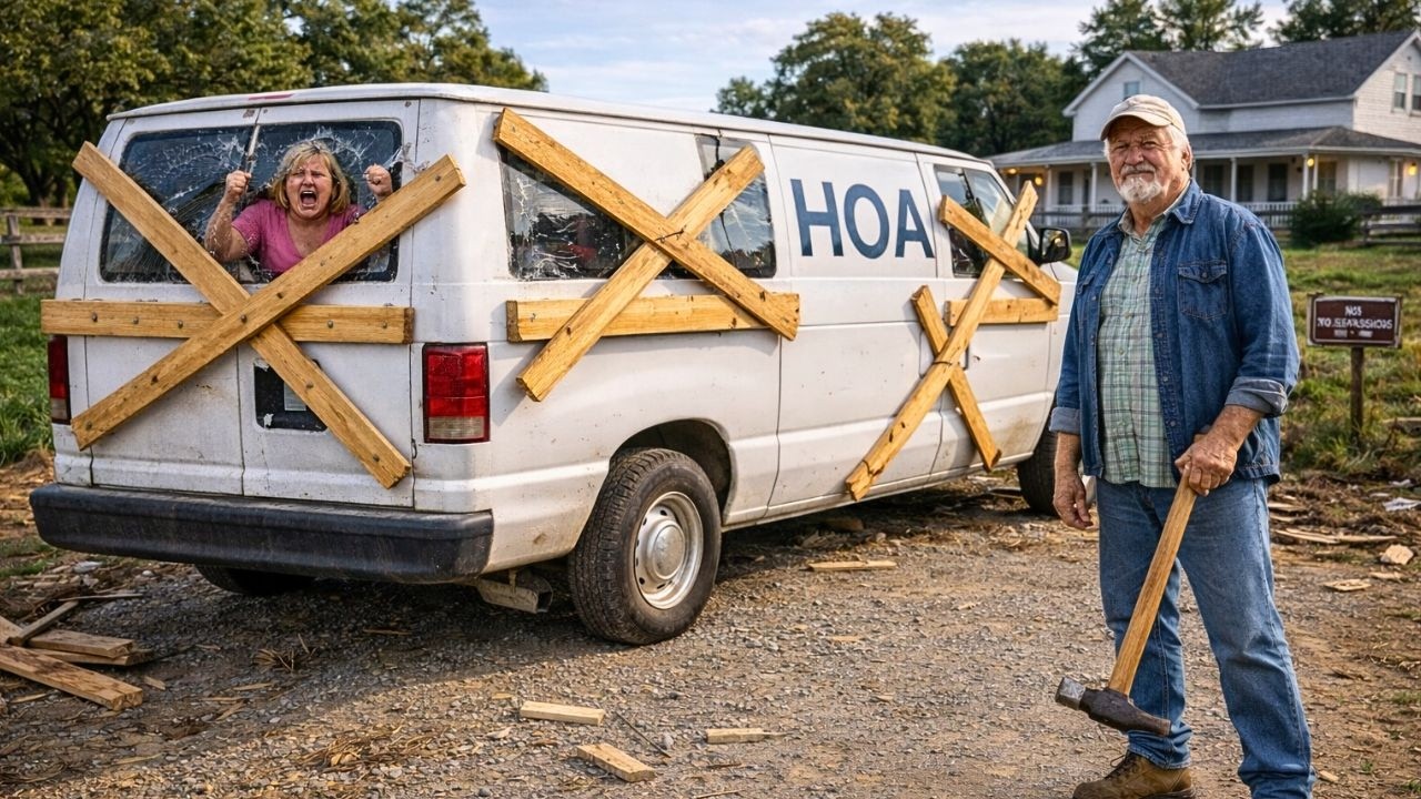 HOA Karen Stole Our Tools — Grandpa Locked Their Van and Called the Sheriff