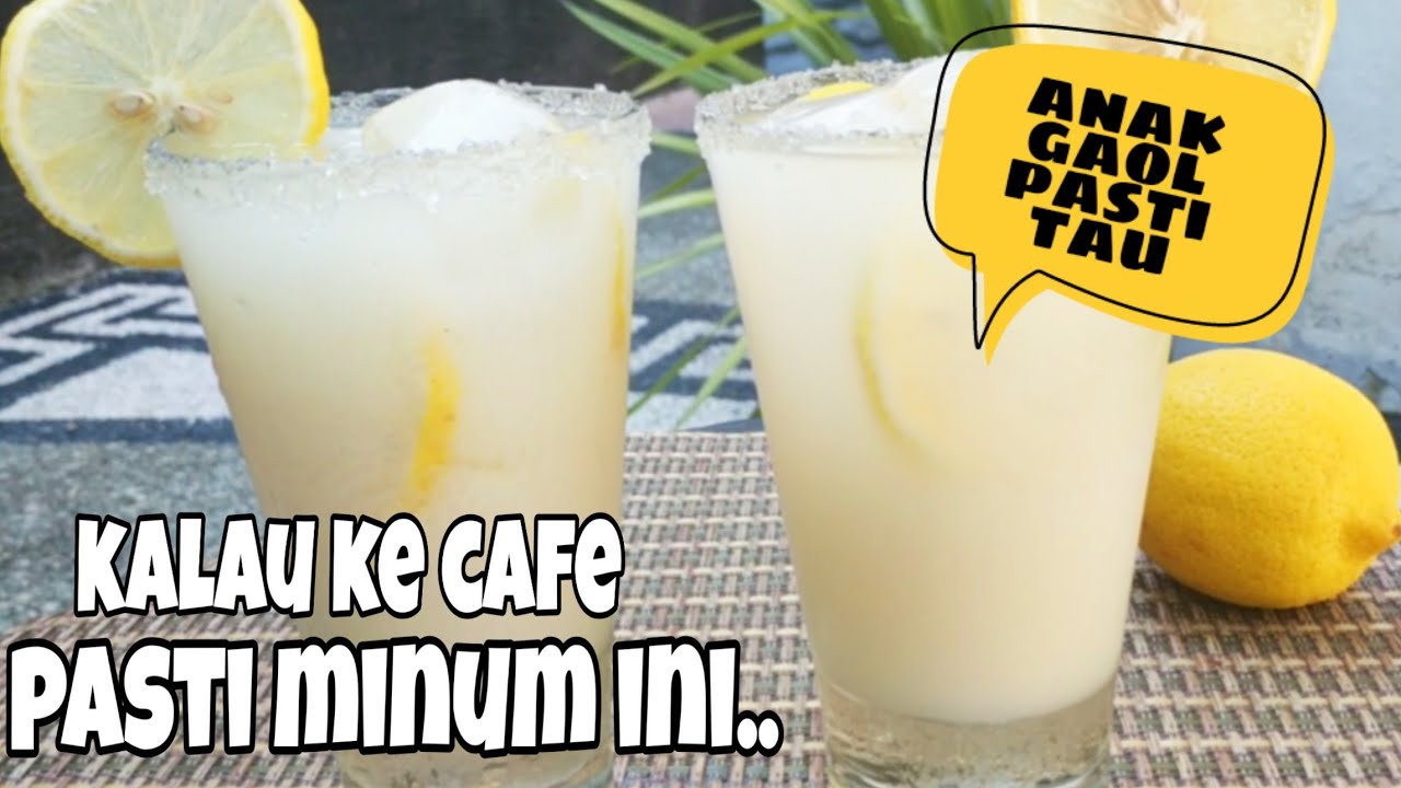 MINUMAN KEKINIAN CARA MEMBUAT YAKULT LEMONADE RECIPE