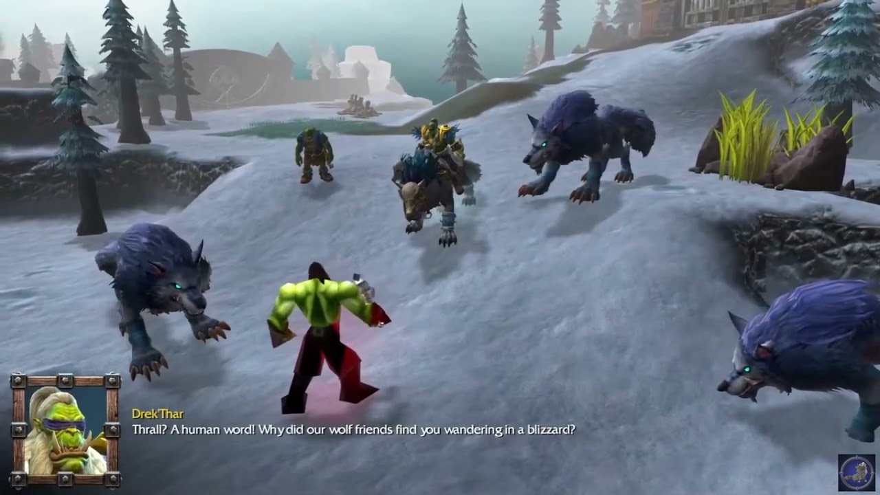 Thrall Meets Drek'thar For the First Time【Warcraft 3 Reforged】