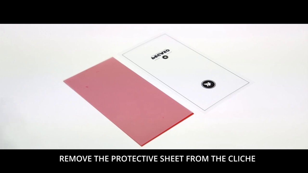 GTO - Tutorial on How To Make a Photopolymer Cliche