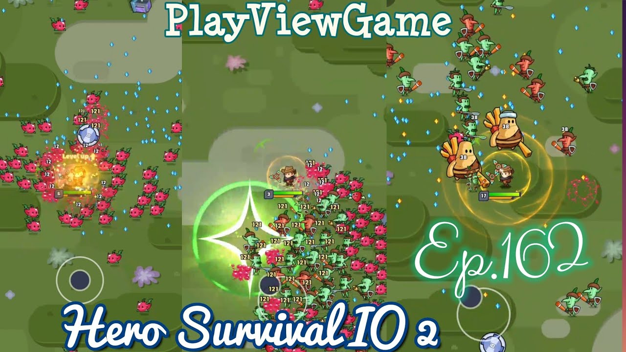 PlayViewGame EP.162 Hero Survival IO 2 #gaming  #shoot #shootinggames  #games #rts   #play    