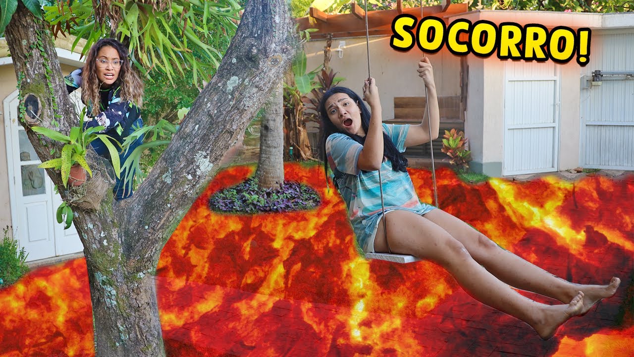 O CHÃO É LAVA COM A MINHA IRMÃ! - JULIANA BALTAR
