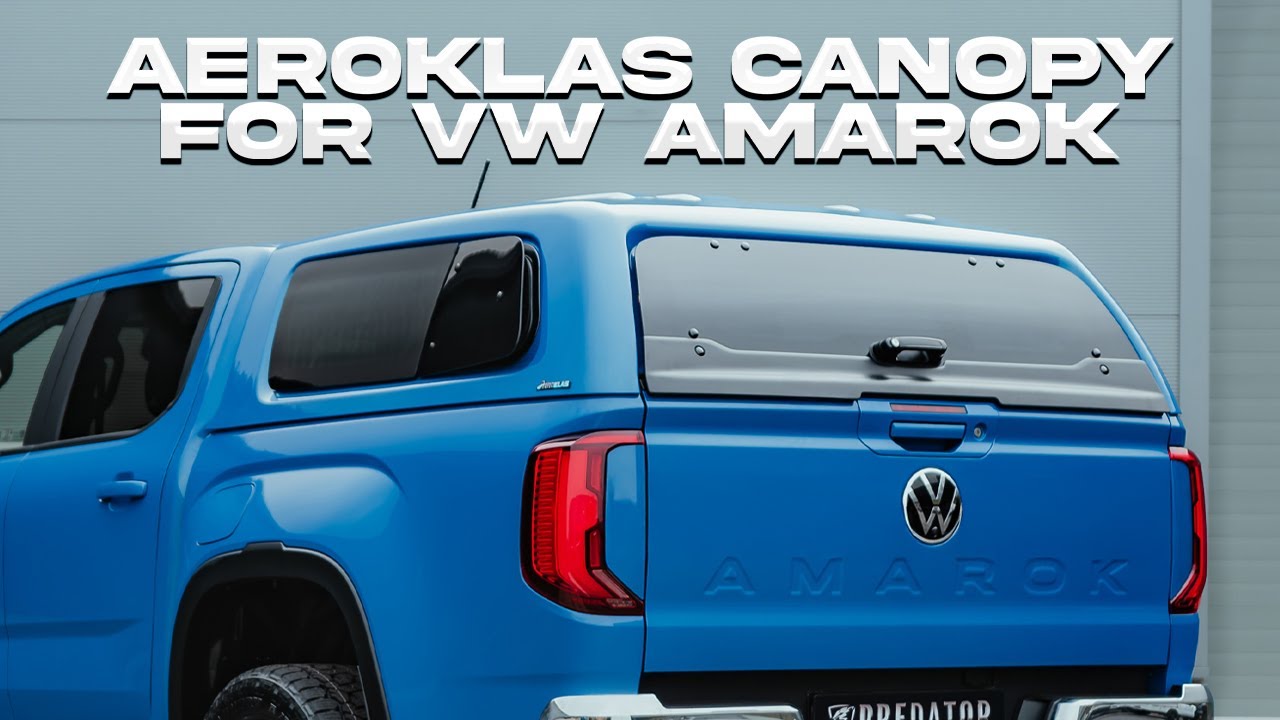 VW Amarok 2025 Aeroklas Hardtop Canopy with Pop-Out Side Windows