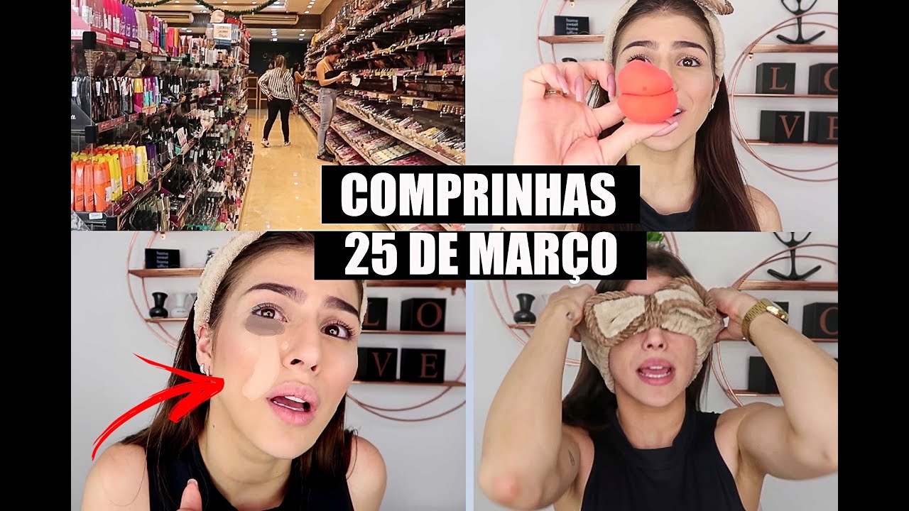 NOVIDADES NA 25 DE MARÇO + TESTANDO PRODUTOS
