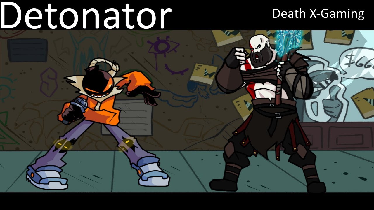 Friday Night Funkin' - Detonator But It's Whitty Vs Kratos (My Cover) FNF MODS
