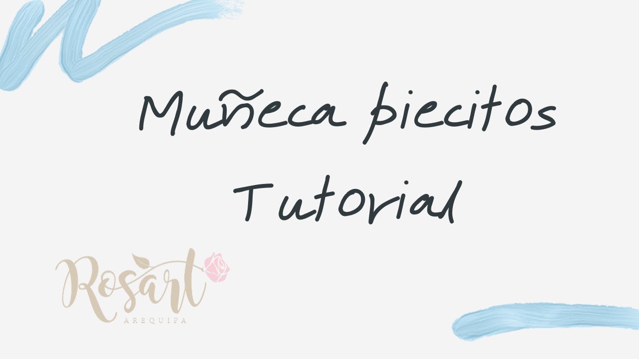 Tutorial Souvenir Muñeca Piecitos - Porcelana Fría con molde