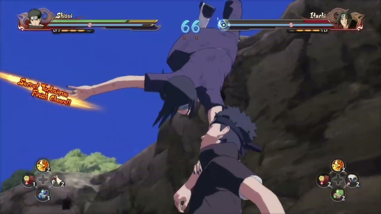 Shisui and Itachi Run the ones