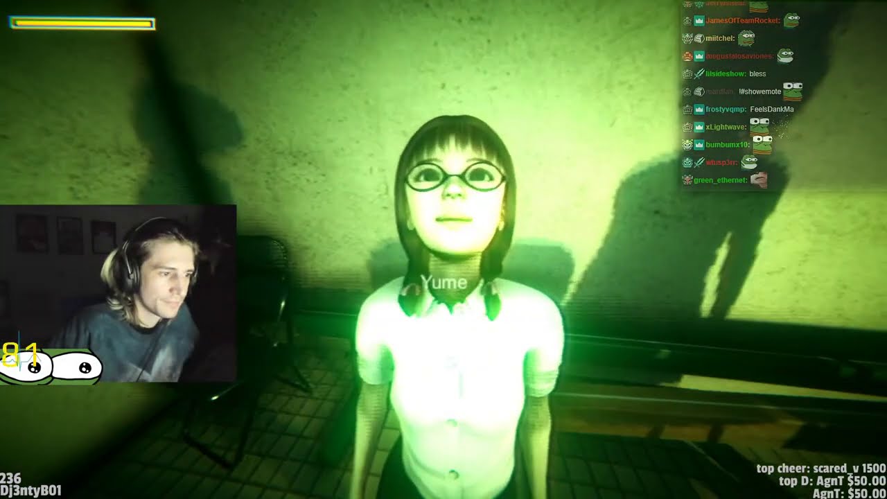 xQc plays Hanako | 花子さん (with Chat)