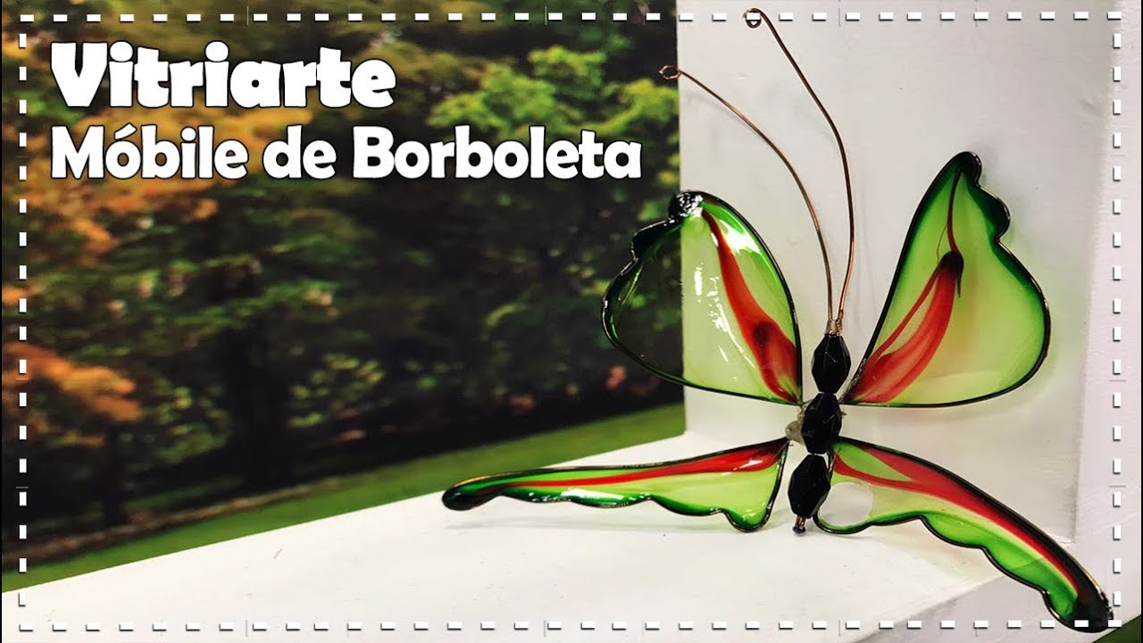M&Oacute;BILE DE BORBOLETA EM VITRIARTE com Junko Miazato - Programa Arte Brasil - 29/08/2017