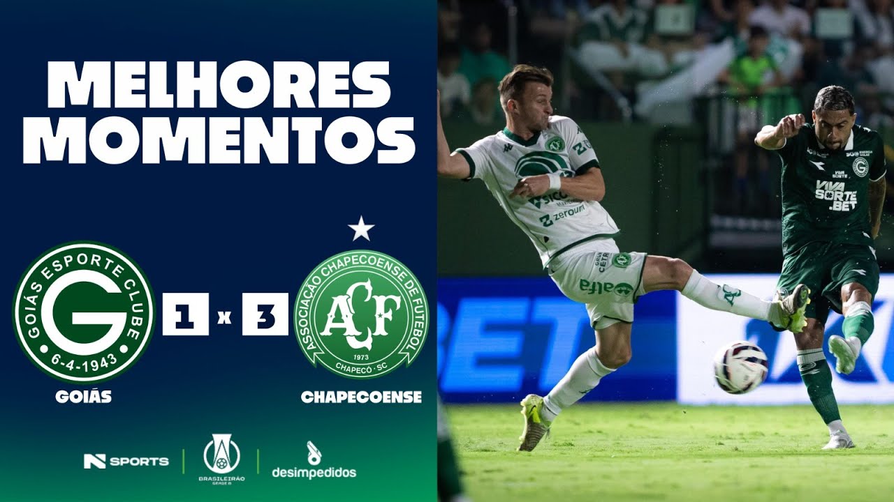 GOIÁS 1 X 3 CHAPECOENSE | MELHORES MOMENTOS | 33ª RODADA BRASILEIRÃO SÉRIE B
