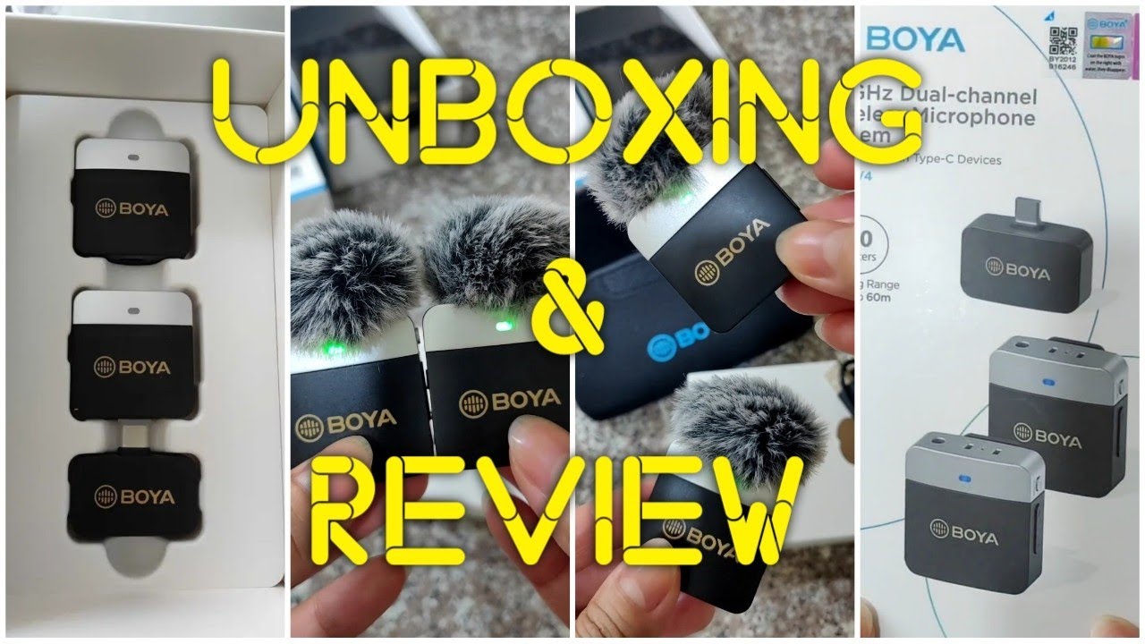 BOYA WIRELESS MICROPHONE BY-M1V4 | FIRST IMPRESSION REVIEW