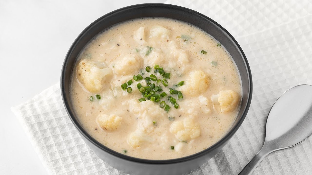 How To Make Instant Pot Cream of Cauliflower Soup | Healthy Instant Pot Recipe
