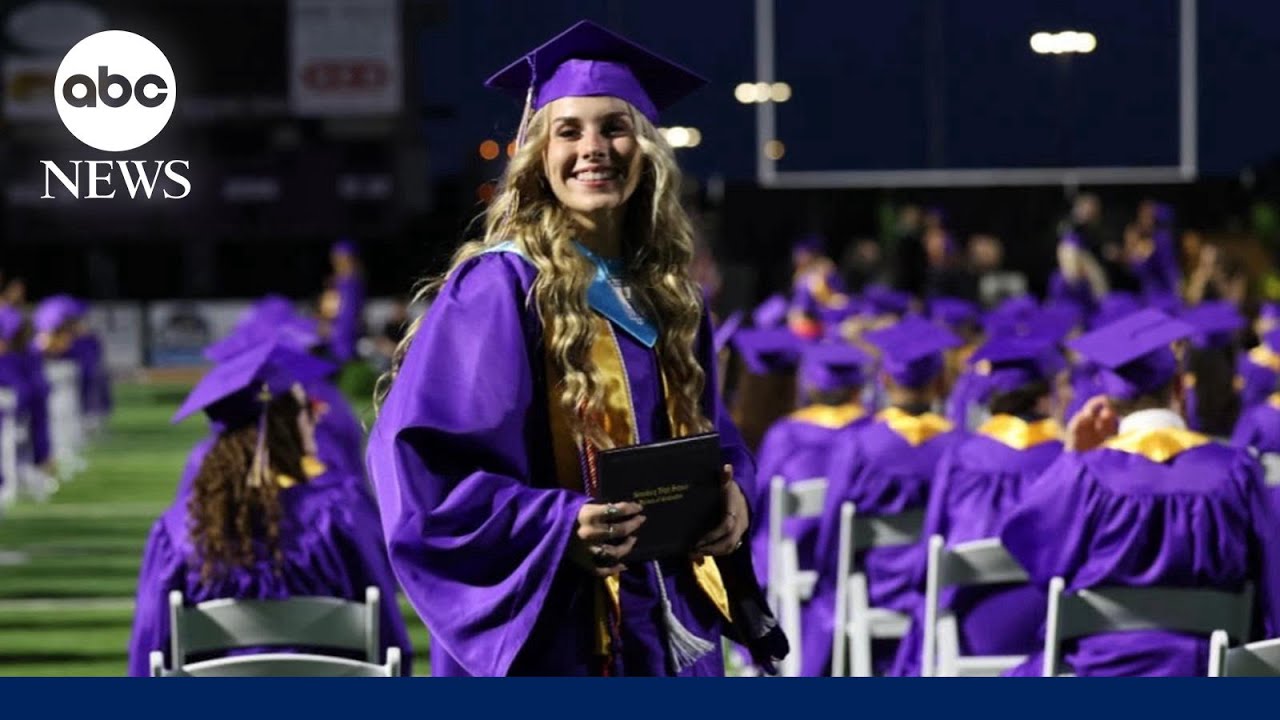 Stepchildren give incredible surprise to stepdads during high school graduations