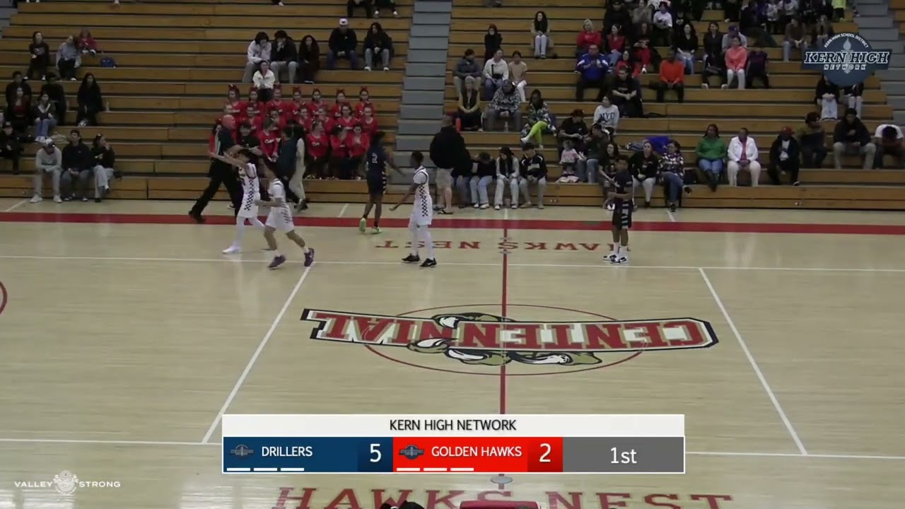 Bakersfield High School at Centennial High School Boys Basketball 1/14/2025