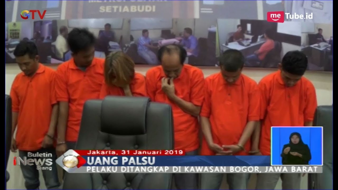 Polsek Metro Setiabudi Tangkap Komplotan Pembuat dan Pengedar Uang Palsu - BIS 01/02