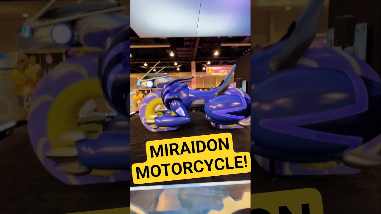MIRAIDON MOTORCYCLE at 2025 Pokemon World Championships! #toyota #motorcycle #pokemon
