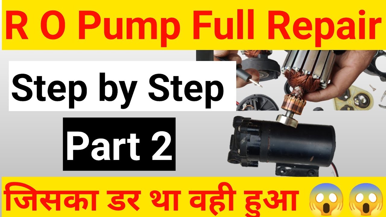 How to repair ro pump || ro booster pump ||  ro booster pump repair ||ro pump repair