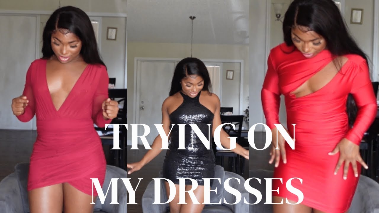 TRYING ON MY DRESSES WITH ME #tryingonhaul