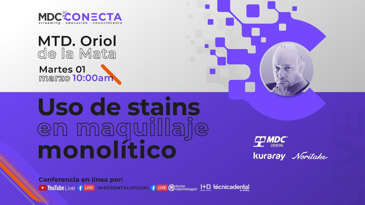 Conferencia en línea: Uso de Stains en maquillaje monolítico