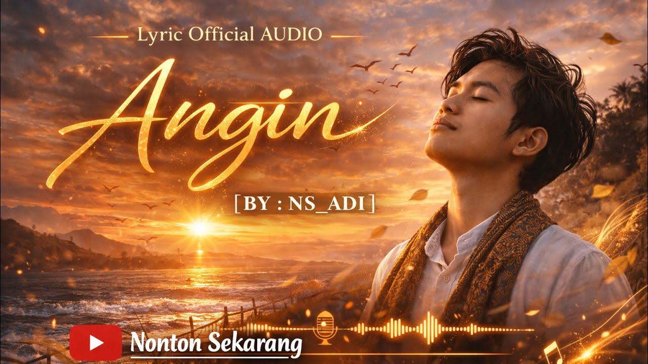 ANGIN - LESTI [LYRIC OFFICIAL AUDIO male vocal]