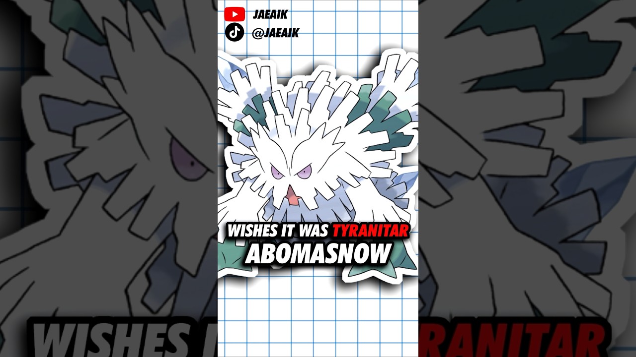Mega Abomasnow Wishes It Was Tyranitar #jaeaik #pokemon #megaevolution #abomasnow #megaabomasnow