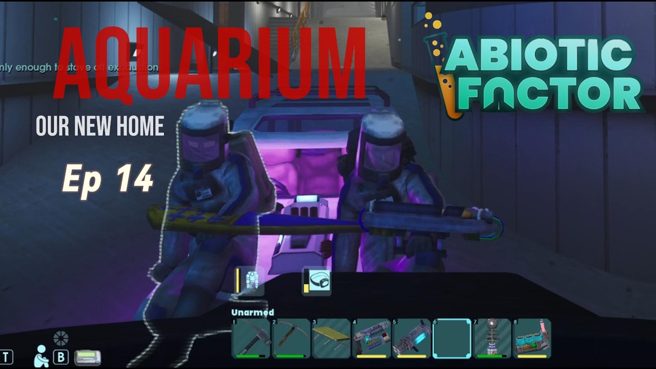 aquarium our new home- Abiotic Factor ep 14