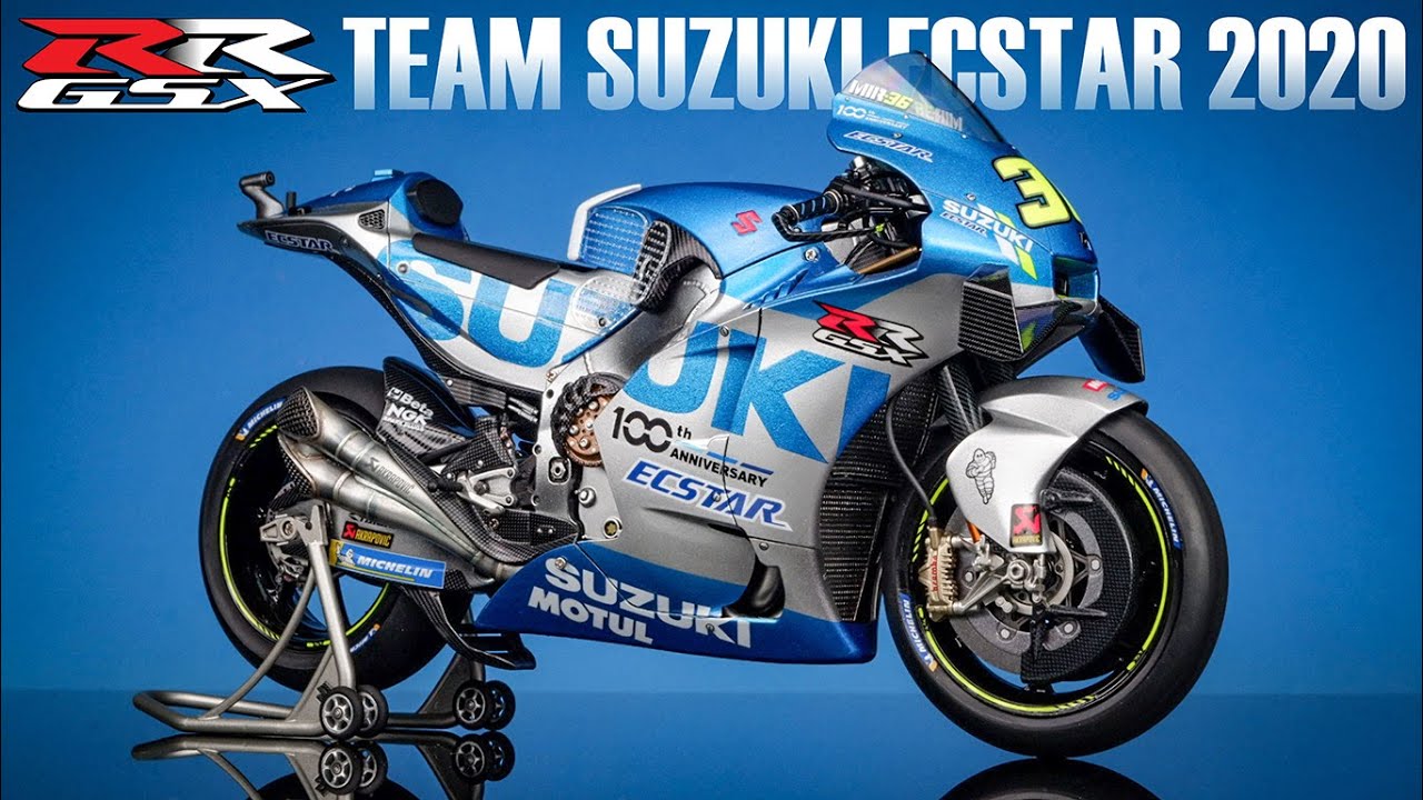 Team Suzuki Ecstar GSX-RR 2020 MotoGP Joan Mir #36 [Tamiya 1/12 Scale] Plastic Model Kit Full Build