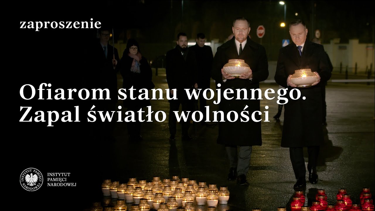 🕯 Ofiarom stanu wojennego. Zapal Światło Wolności [ZAPROSZENIE]