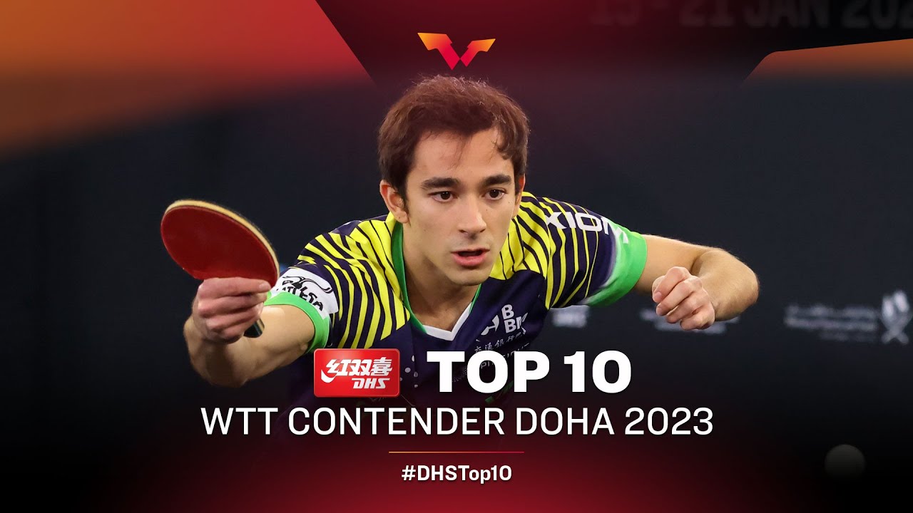 Top 10 Table Tennis points from #WTTContender Doha 2023 | Presented by DHS