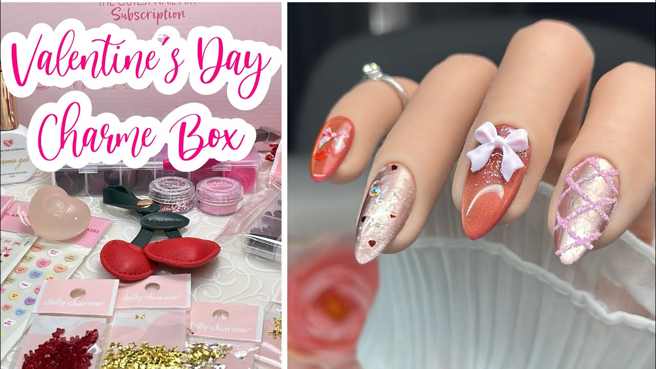 NEW DAILY CHARME NAIL ART SUBSCRIPTION BOX | VALENTINE'S DAY CHARME BOX