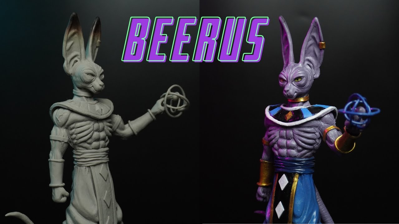 Sculpting Beerus  | Dragon Ball Super [ Clay Figure | Hz Art ]