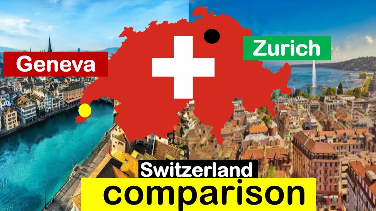 Switzerland: ZURICH and GENEVE comparison, cost of living in these cities