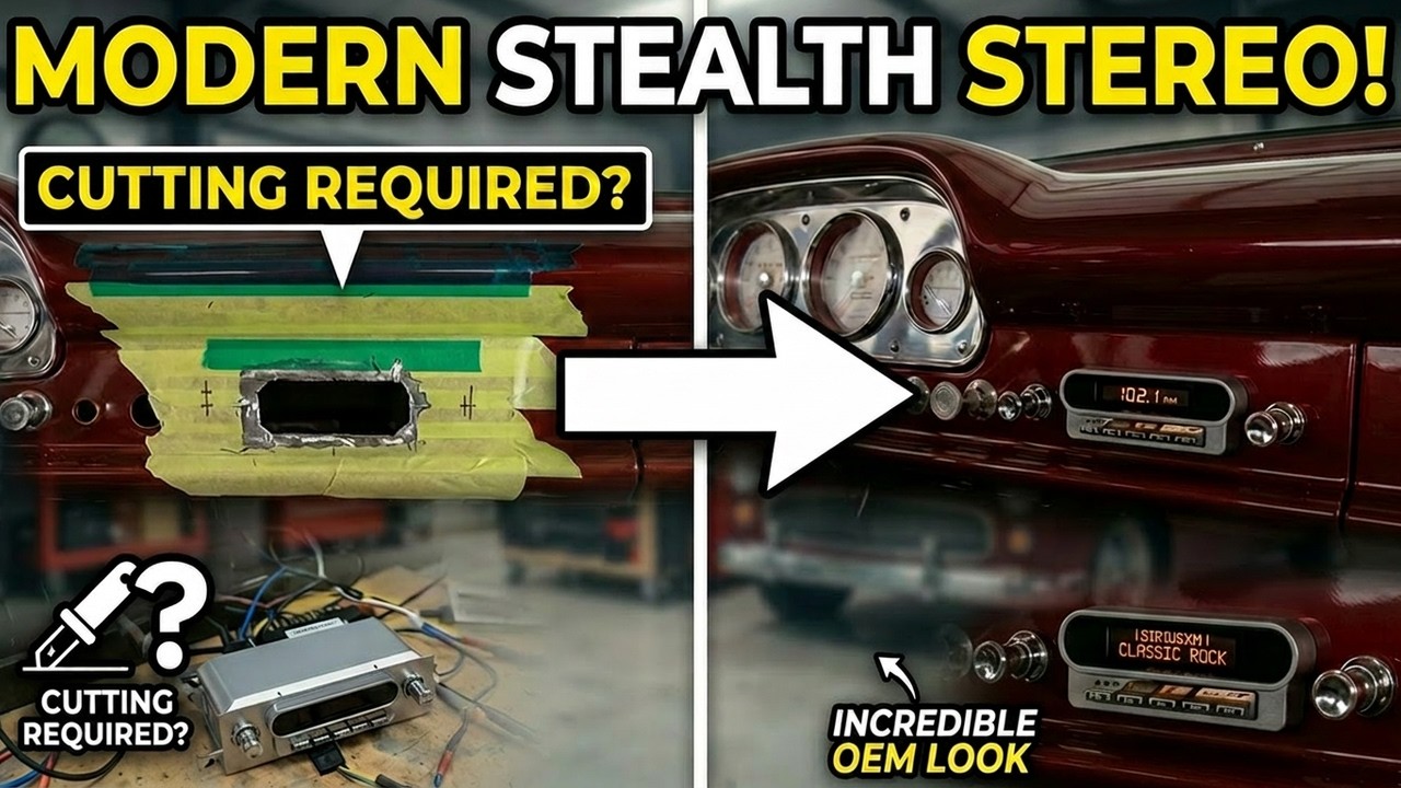 Old Truck, New Tunes: Installing a Stereo in a 1958 Mercury M100