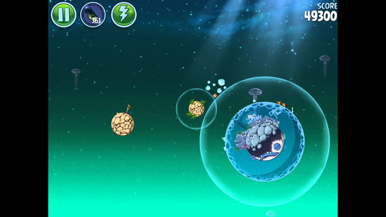 Angry Birds Space - Pig Dipper - level 6-17 Three Star Walkthrough