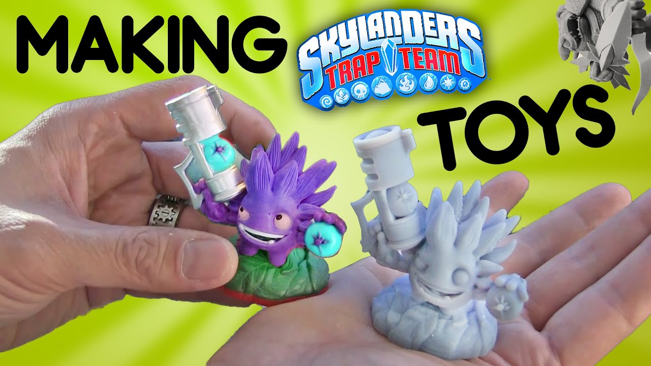 Making Skylanders Trap Team Toys: Timelapse 3D Printing & Quick Overview