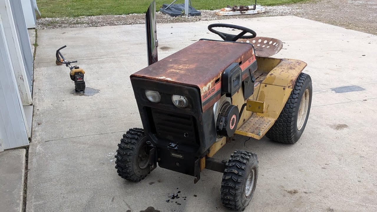 Diesel lawn mower #10hp#diesl#lawnmower#sears#yanmar#cool