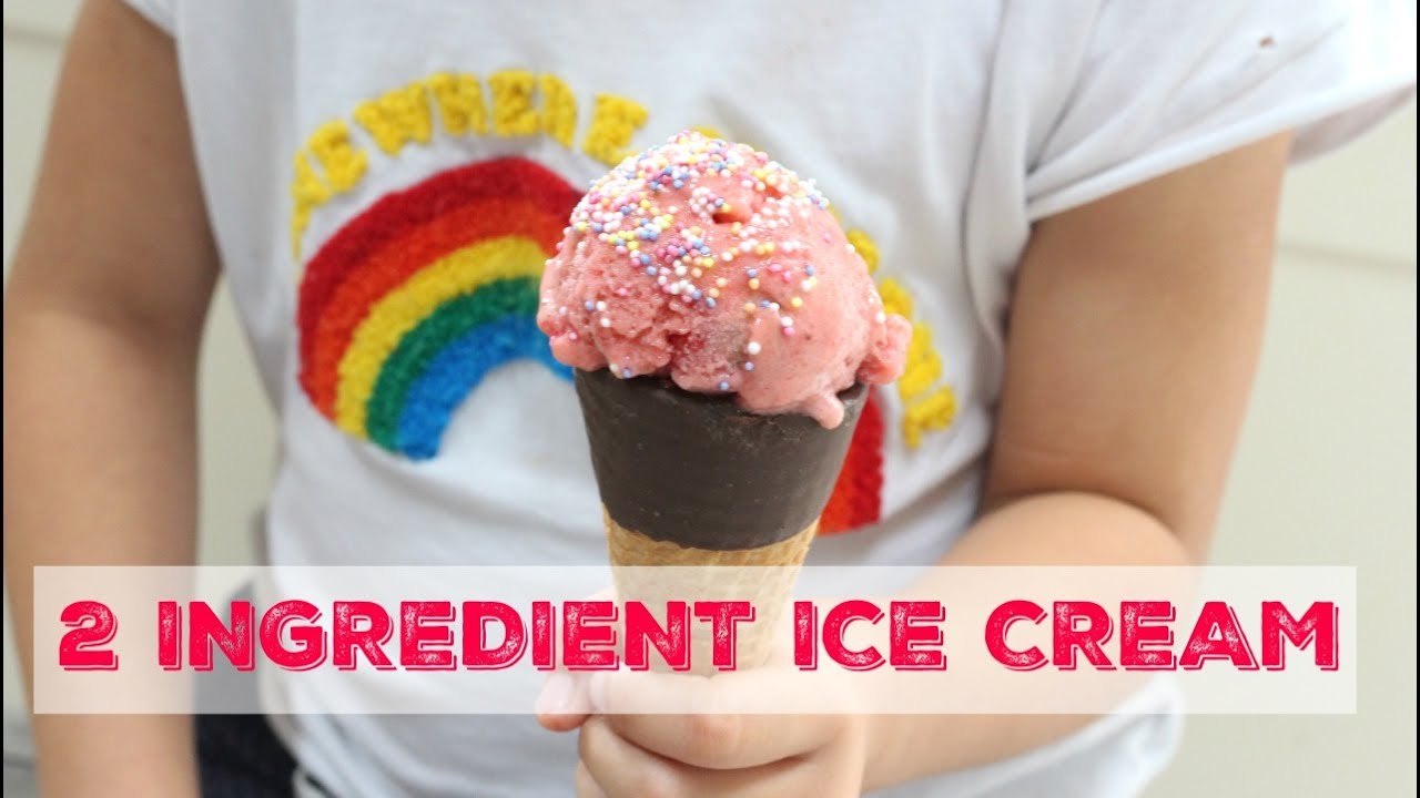 Two Ingredient Healthy Ice Cream | Nana Ice Cream